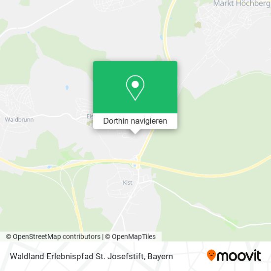 Waldland Erlebnispfad St. Josefstift Karte