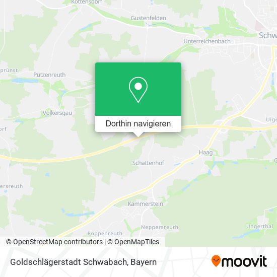 Goldschlägerstadt Schwabach Karte