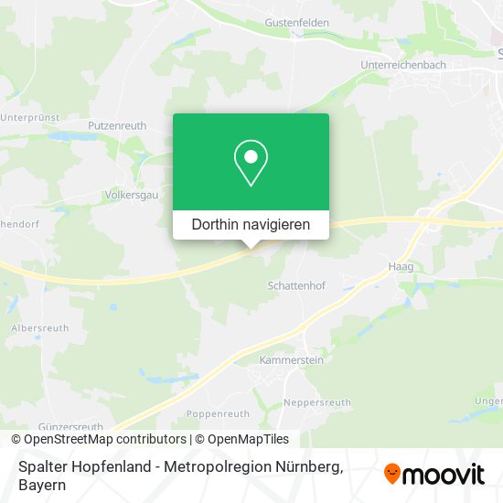 Spalter Hopfenland - Metropolregion Nürnberg Karte