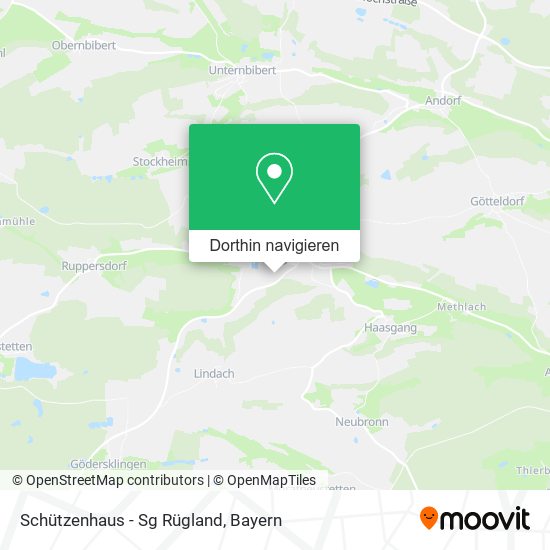 Schützenhaus - Sg Rügland Karte