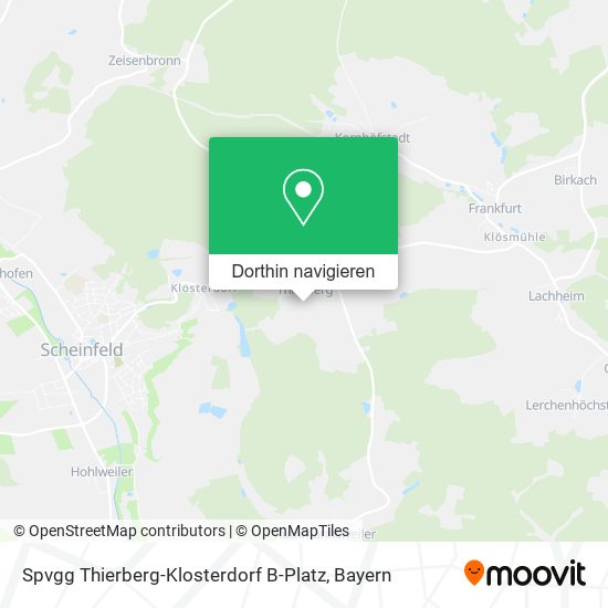 Spvgg Thierberg-Klosterdorf B-Platz Karte