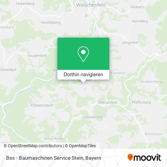 Bss - Baumaschinen Service Stein Karte