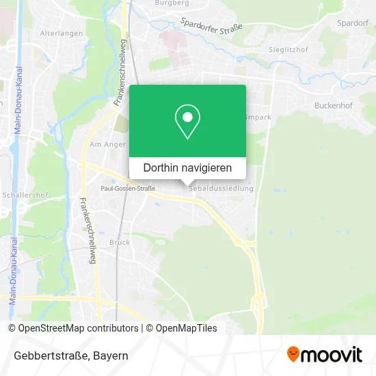 Gebbertstraße Karte