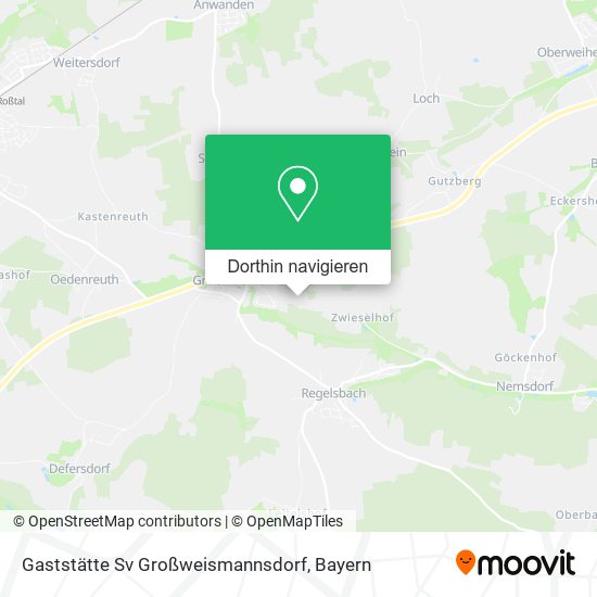 Gaststätte Sv Großweismannsdorf Karte