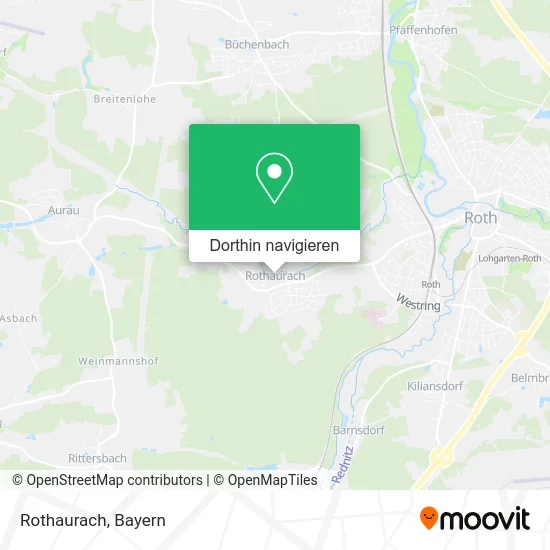 Rothaurach Karte
