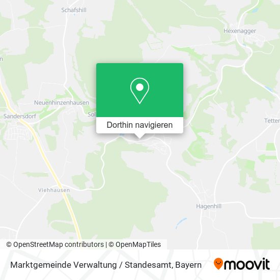 Marktgemeinde Verwaltung / Standesamt Karte