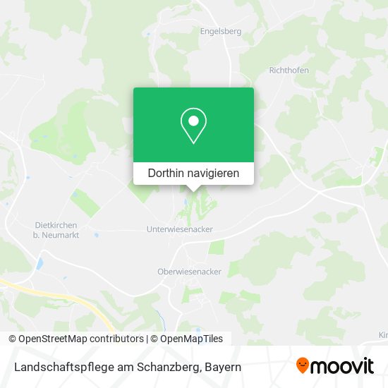 Landschaftspflege am Schanzberg Karte