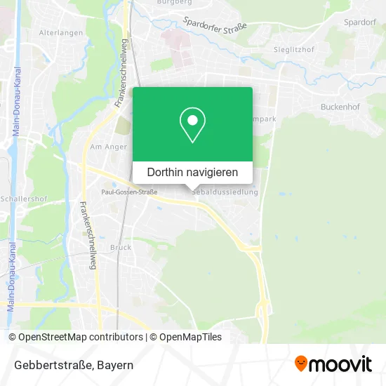 Gebbertstraße Karte