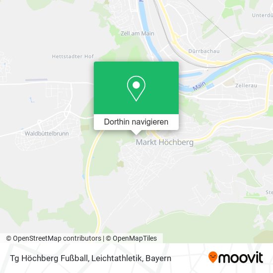 Tg Höchberg Fußball, Leichtathletik Karte