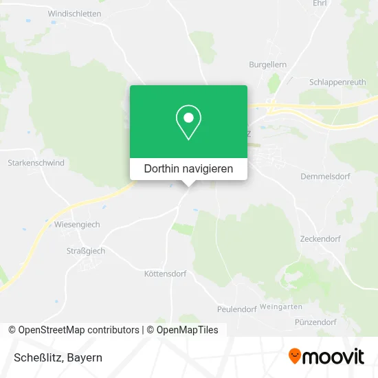 Scheßlitz Karte