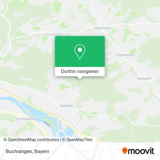 Buchrangen Karte