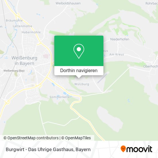 Burgwirt - Das Uhrige Gasthaus Karte