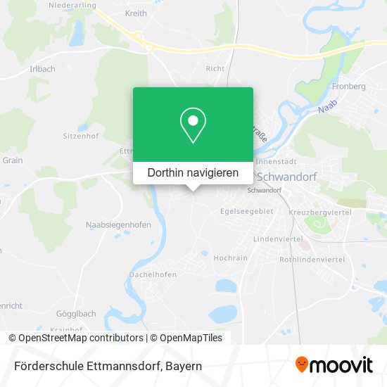 Förderschule Ettmannsdorf Karte