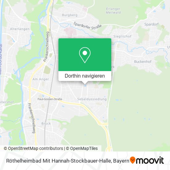 Röthelheimbad Mit Hannah-Stockbauer-Halle Karte