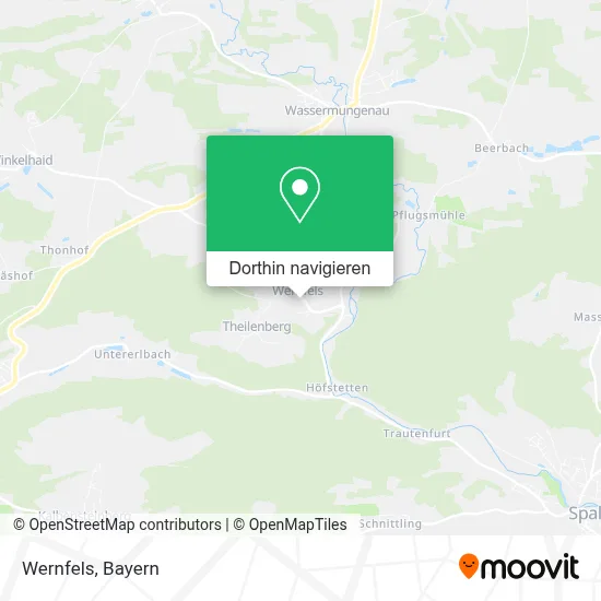 Wernfels Karte