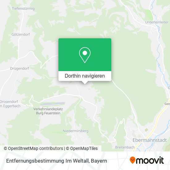 Entfernungsbestimmung Im Weltall Karte