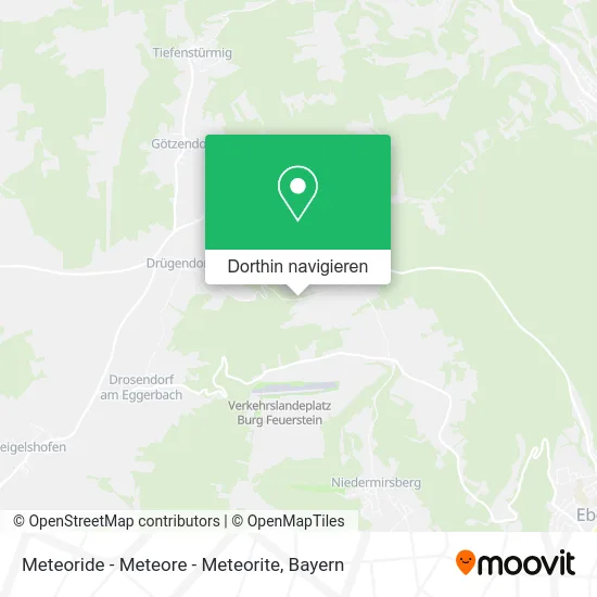 Meteoride - Meteore - Meteorite Karte