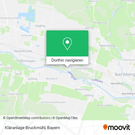 Kläranlage Bruckmühl Karte