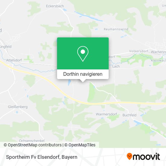 Sportheim Fv Elsendorf Karte