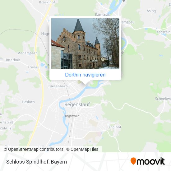 Schloss Spindlhof Karte