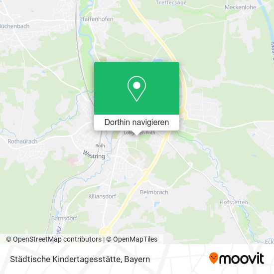 Städtische Kindertagesstätte Karte