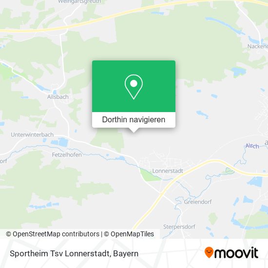 Sportheim Tsv Lonnerstadt Karte