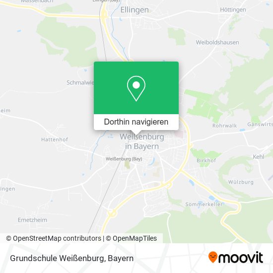 Grundschule Weißenburg Karte