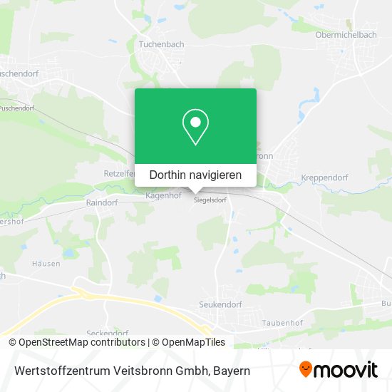 Wertstoffzentrum Veitsbronn Gmbh Karte