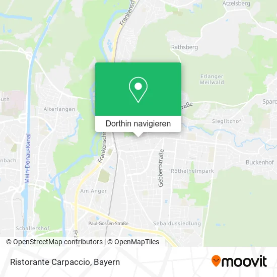 Ristorante Carpaccio Karte