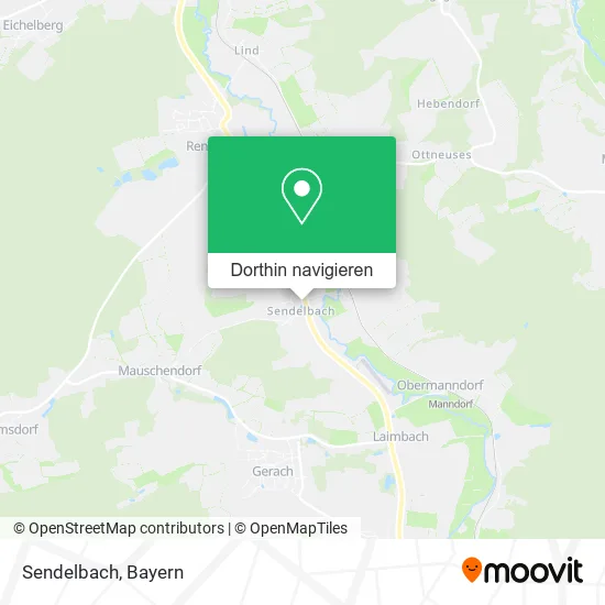 Sendelbach Karte