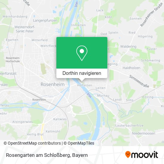 Rosengarten am Schloßberg Karte