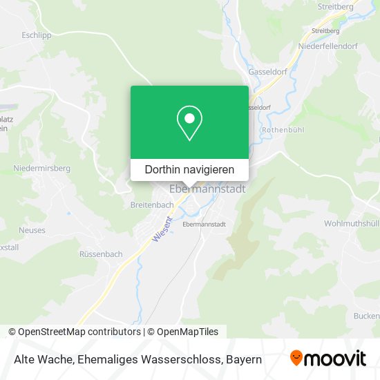 Alte Wache, Ehemaliges Wasserschloss Karte
