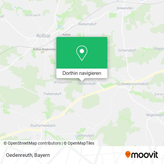 Oedenreuth Karte