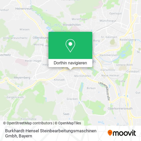 Burkhardt-Hensel Steinbearbeitungsmaschinen Gmbh Karte