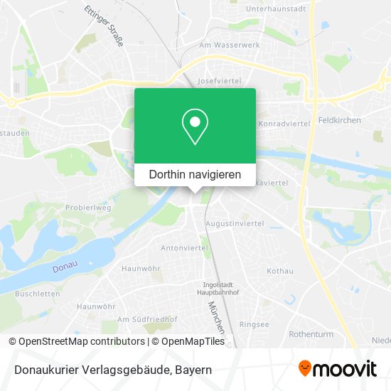 Donaukurier Verlagsgebäude Karte