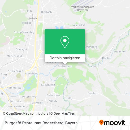 Burgcafé-Restaurant Rodersberg Karte