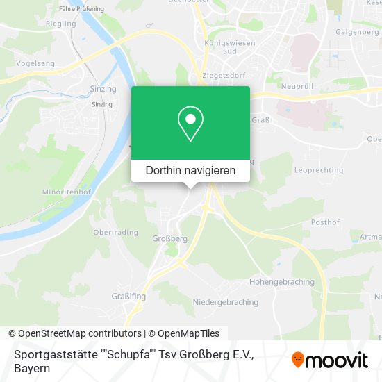 Sportgaststätte ""Schupfa"" Tsv Großberg E.V. Karte
