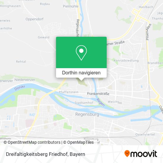 Dreifaltigkeitsberg Friedhof Karte