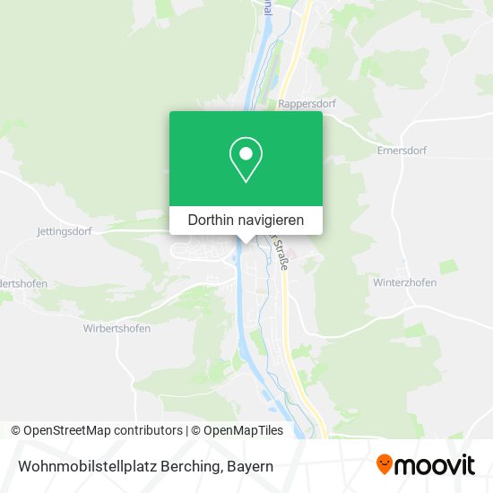 Wohnmobilstellplatz Berching Karte