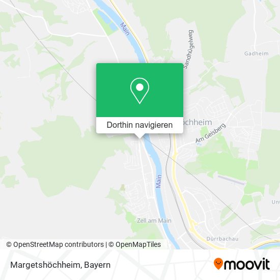 Margetshöchheim Karte
