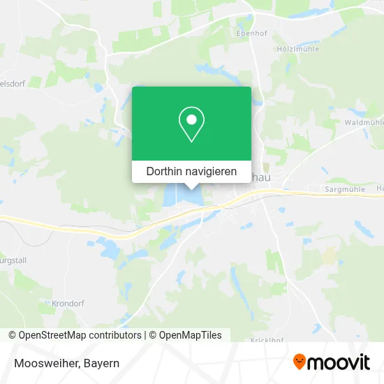 Moosweiher Karte