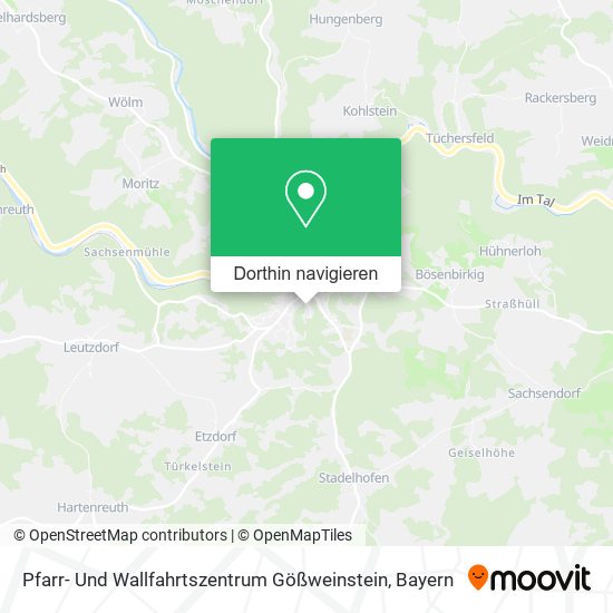 Pfarr- Und Wallfahrtszentrum Gößweinstein Karte