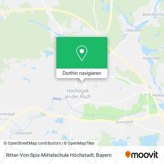 Ritter-Von-Spix-Mittelschule Höchstadt Karte