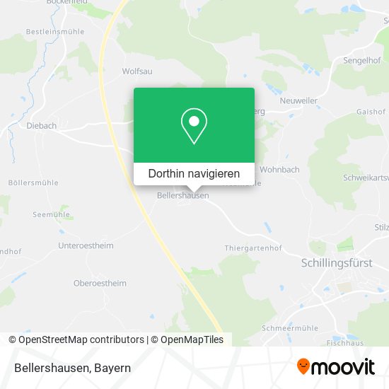 Bellershausen Karte