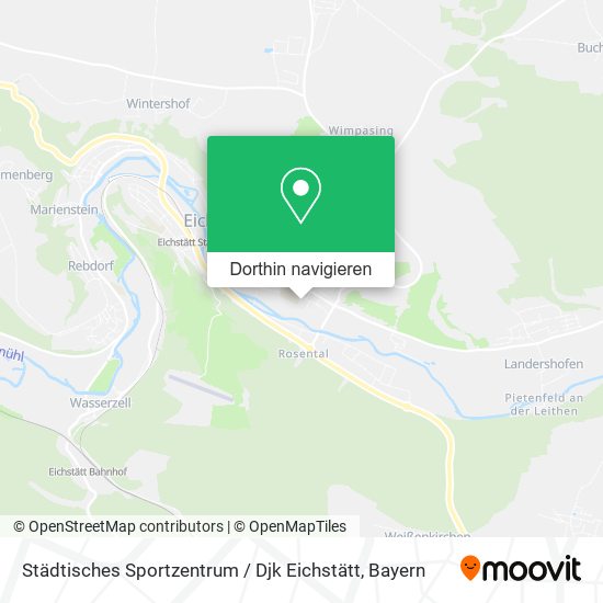 Städtisches Sportzentrum / Djk Eichstätt Karte