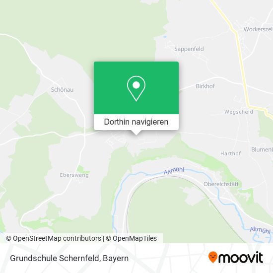 Grundschule Schernfeld Karte