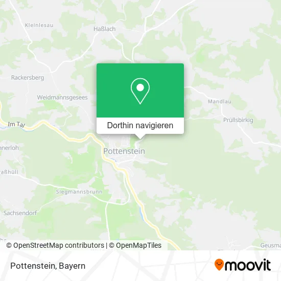 Pottenstein Karte