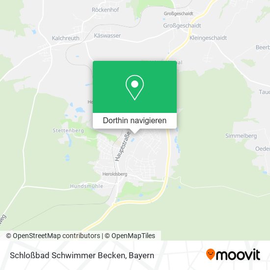 Schloßbad Schwimmer Becken Karte