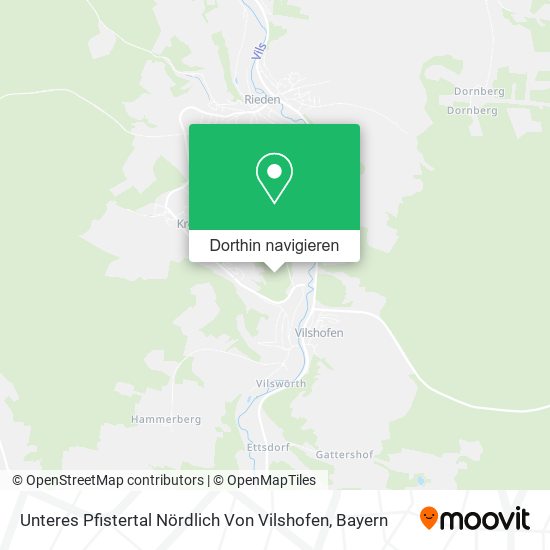 Unteres Pfistertal Nördlich Von Vilshofen Karte