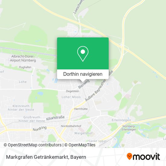 Markgrafen Getränkemarkt Karte